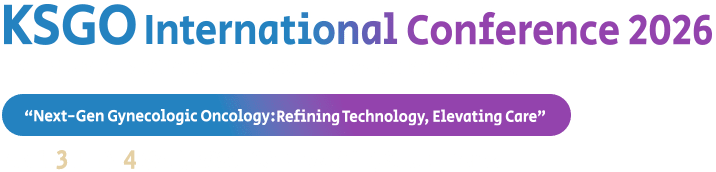 KSGO International Conference 2026 | The 4st Annual Meeting of Korean Society of Gynecologic Oncology | April 3(Fri) - 4(Sat), 2026 COEX MAGOK, Seoul, Korea